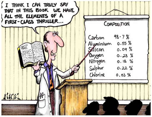 Nearing Zero cartoon for chlorine