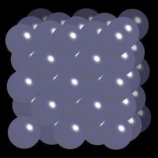 Ar crystal structure