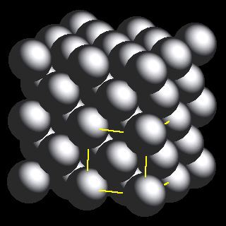 Pb crystal structure