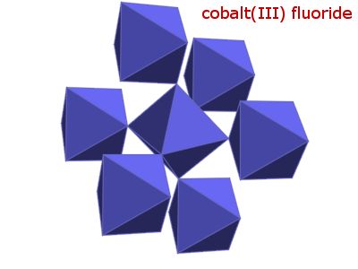 Crystal structure of cobalt trifluoride