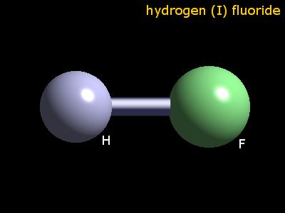 Crystal structure of hydrogen fluoride