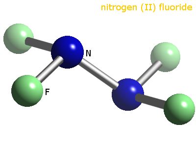 Crystal structure of dinitrogen tetrafluoride