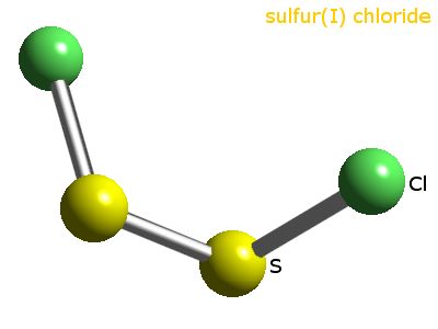 Crystal structure of disulphur dichloride