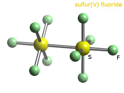 Crystal structure of disulphur decafluoride