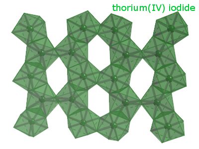 Crystal structure of thorium tetraiodide