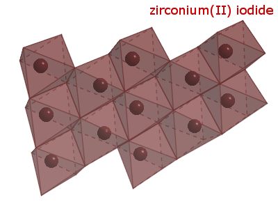 Crystal structure of zirconium diiodide