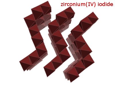 Crystal structure of zirconium tetraiodide